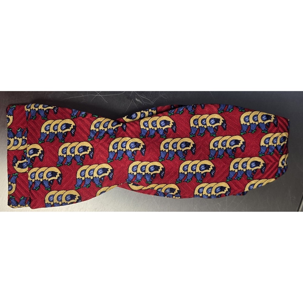 Beau Ties LTD Of Vermont Adjustable Silk Bow Tie Chickens